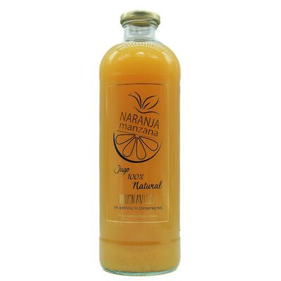 Jugo natural naranja manzana litro