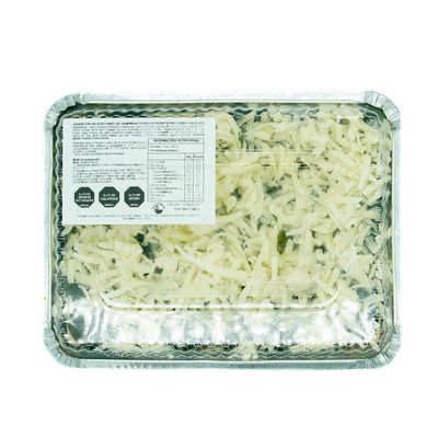 Lasaña espinaca champiñon Familiar