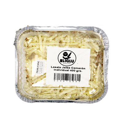 Lasaña Jaiba Camarón Individual