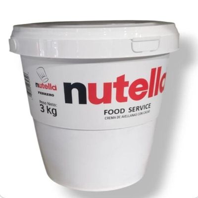nutella balde 3 kg