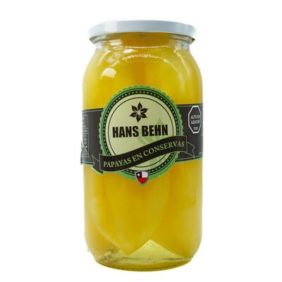 Papayas en Conservas