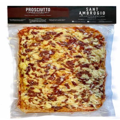 Pizza Prosciutto masa Focaccia saint Ambroggio