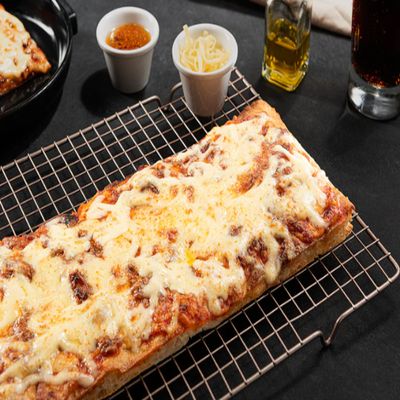 pizza recta queso