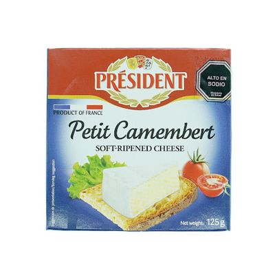 Queso Camembert President 125 grs