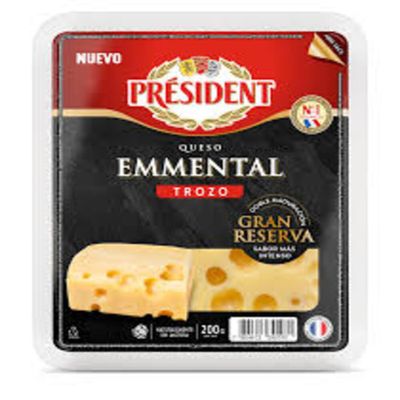 queso emmental laminado 150grs president