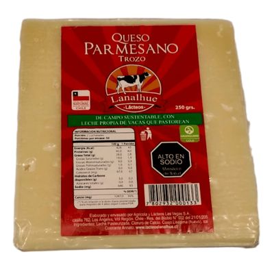 Queso Parmesano trozo Lanalhue 250 gr