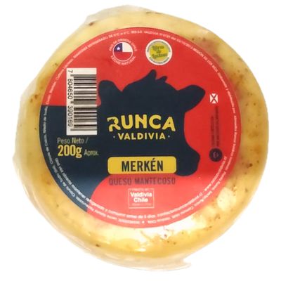 Queso runca rueda Merkén 200gr