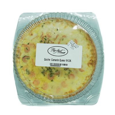 Quiche Camarón Queso Ciboulette 19 cms.