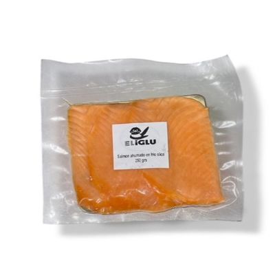 Salmón ahumado en frio slice 250 grs