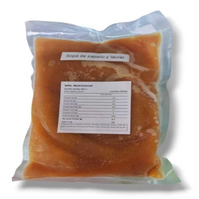 sopa de zapallo y laurel 500 grs