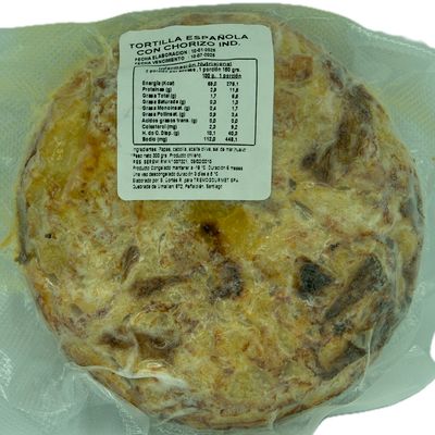 Tortilla Papa chorizo Individual