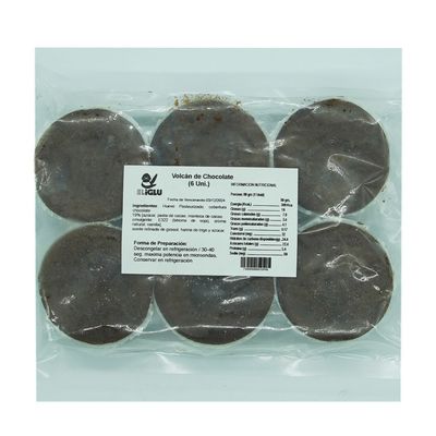 Volcanes Chocolate 6 unidades