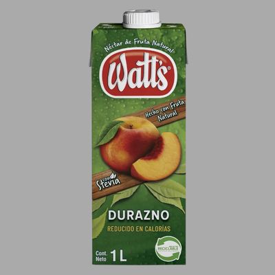 Jugos Watt's de Durazno caja de 1 Litro