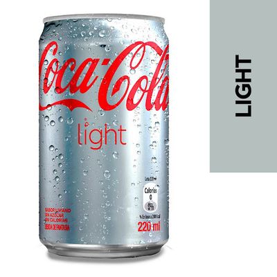 Lata Coca Cola Light 220 cc
