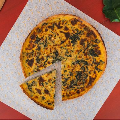 Quiche Espinaca Queso de cabra - Familiar