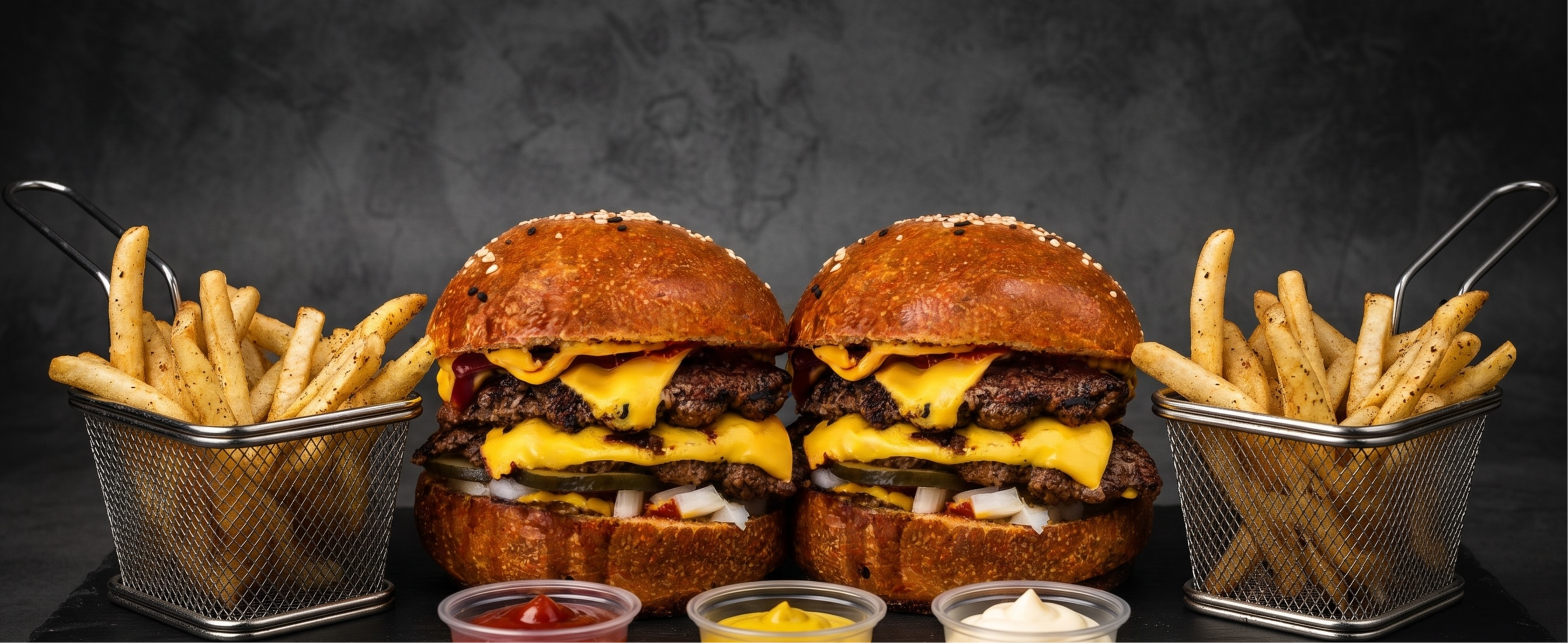 Doble Quesoburger Doble Con Papas