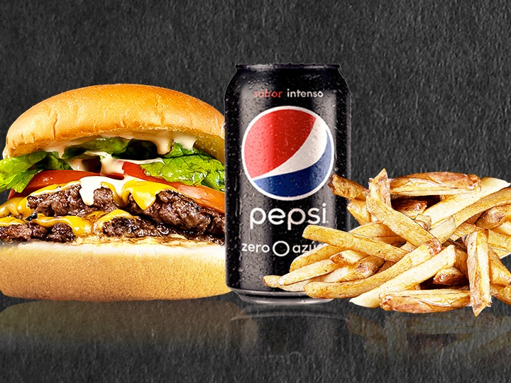 Classic Burger + Papas fritas + Bebida