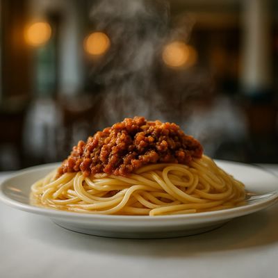 Salsa Boloñesa con Spaghetti