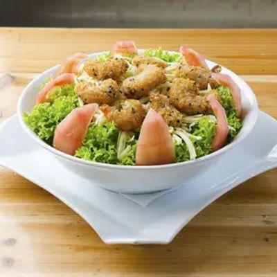 Ensalada Cesar Camarones