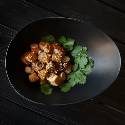 Menu Tofu Salteado con verduras