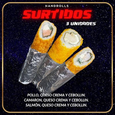 3 Handroll Surtidos Premiun
