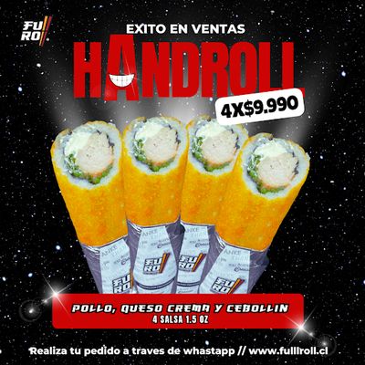 4 Handrolls Pollo