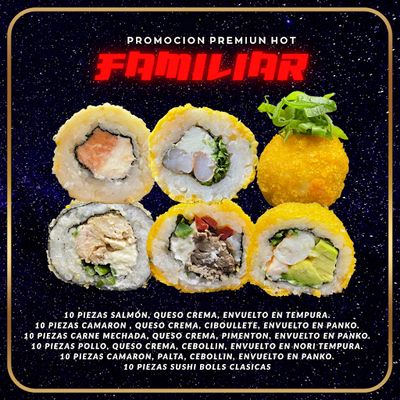 Familiar HOT premiun (60 pza)