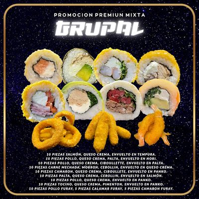 Grupal MIXTA premiun (100 pza)