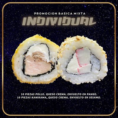 Individual MIXTA basica  (20pza)