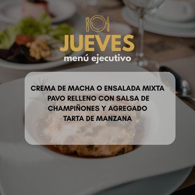 ALMUERZO DEL DÍA  DESDE
