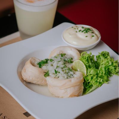 Locos en salsa verde