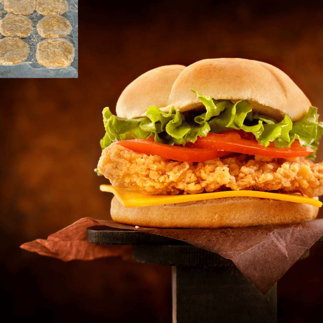 HAMBURGUESAS DE POLLO
