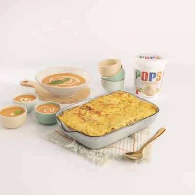 Paqui Lasaña + Helado + Coca