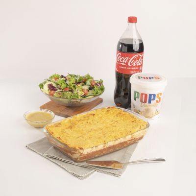 Paqui Lasaña + Ensalada + Queque #1