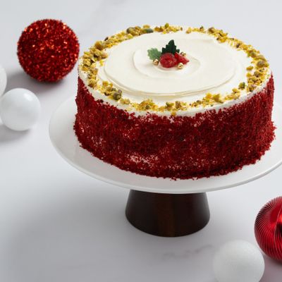Queque Red Velvet Citron Navideño