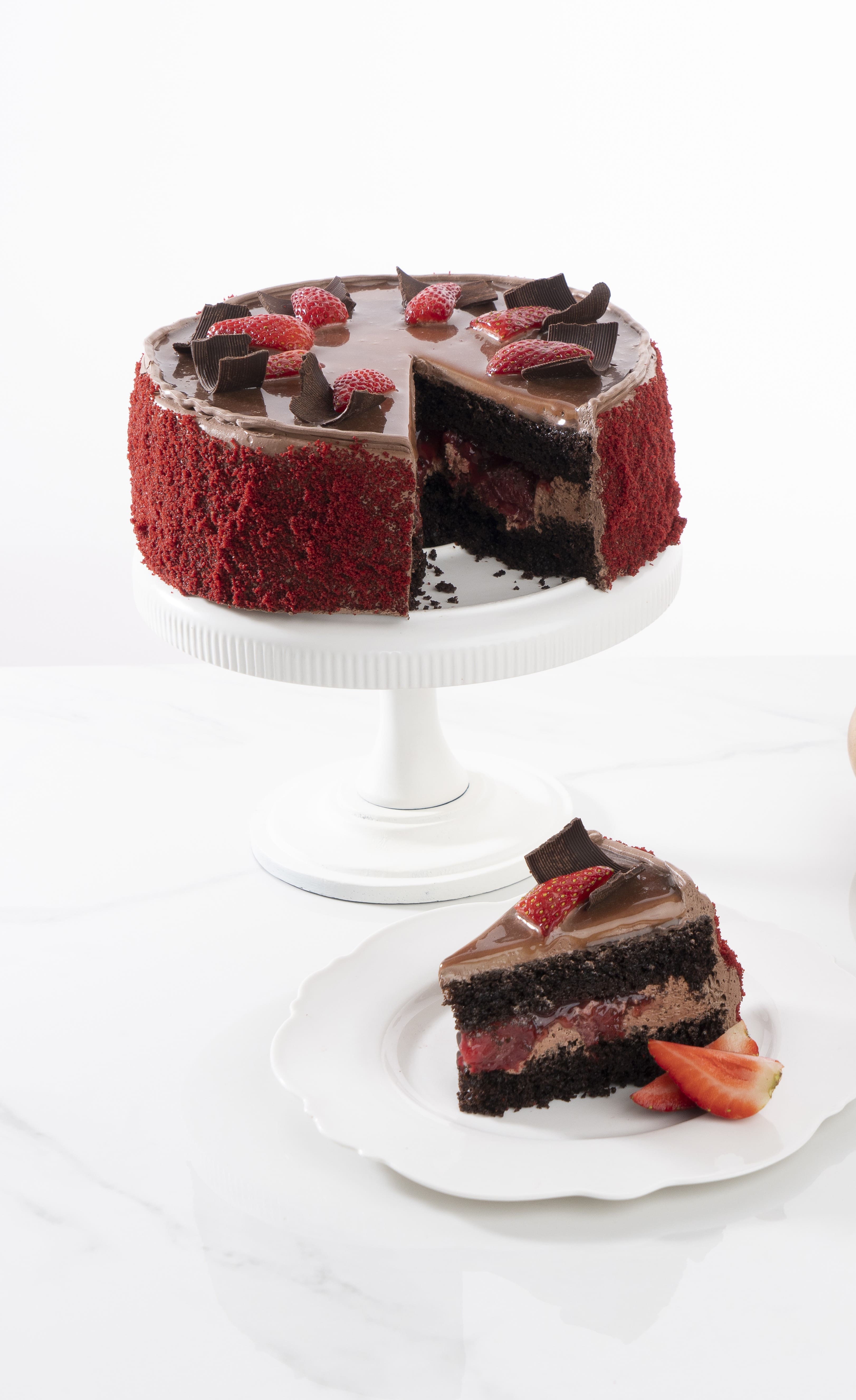 Promo Queque Glaseado Cioccolato y Fresa