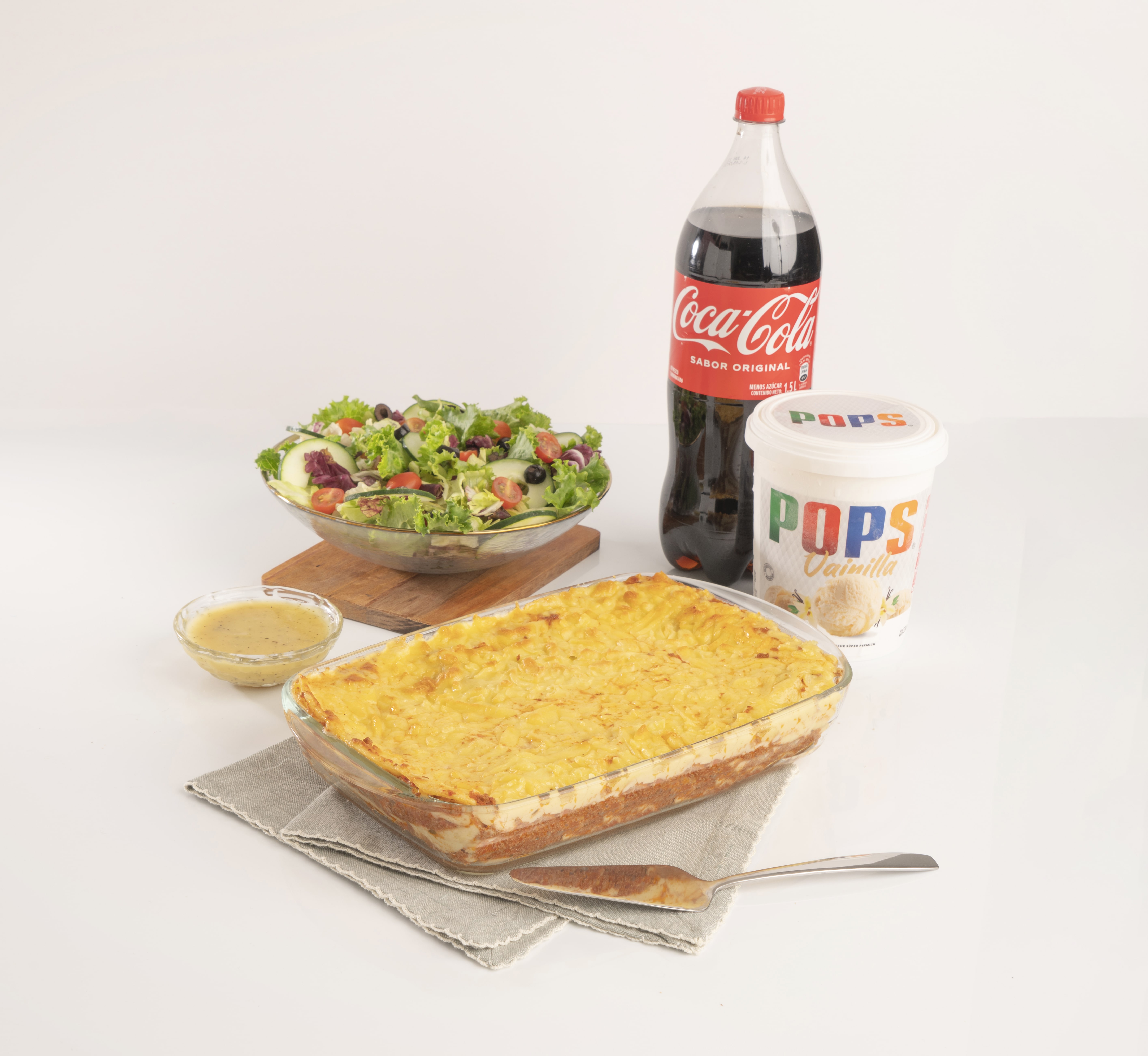 Paqui Lasaña + Ensalada + Queque #1