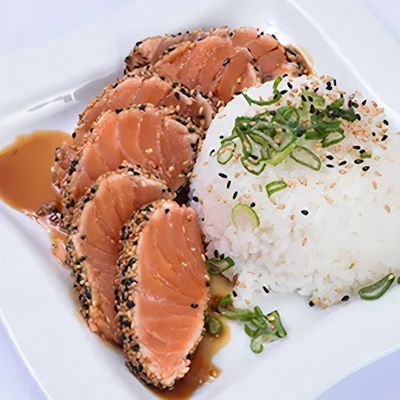 Salmon O Pollo Teriyaki