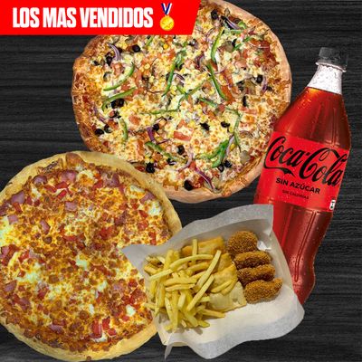 2 FAMILIARES 3 ING. + MIX + BEBIDA 2.5