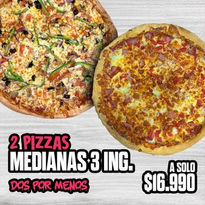 2 MEDIANAS 3 INGREDIENTES