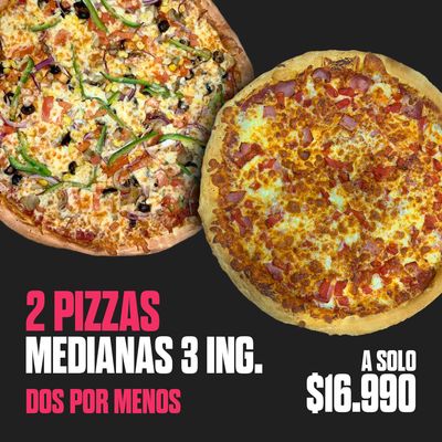 2 MEDIANAS 3 INGREDIENTES