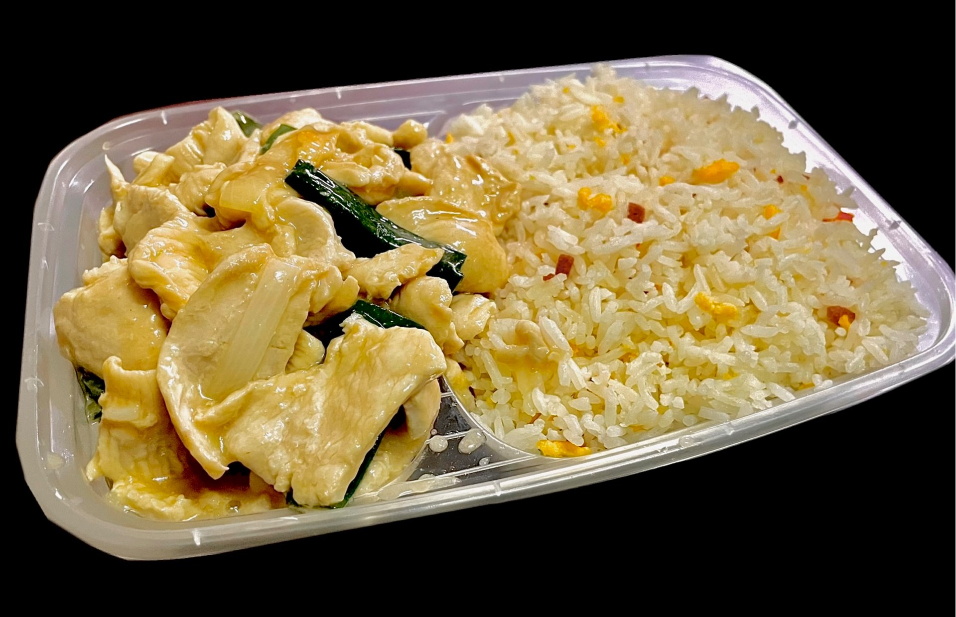 Pollo Mongoliano con Arroz 