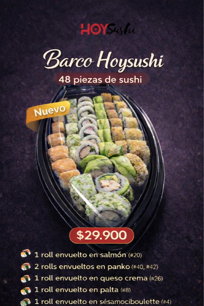BARCO HOYSUSHI (48 piezas)