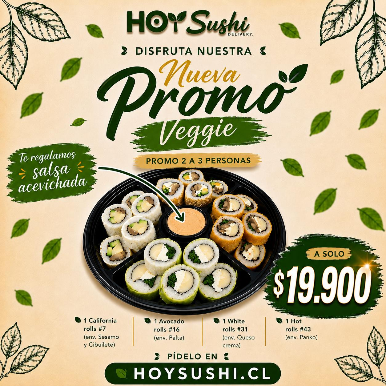 PROMO VEGGIE (32 piezas)
