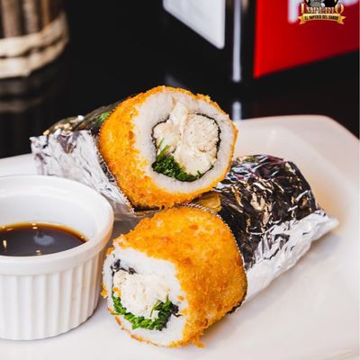 Handroll del día Pollo Ciboulette