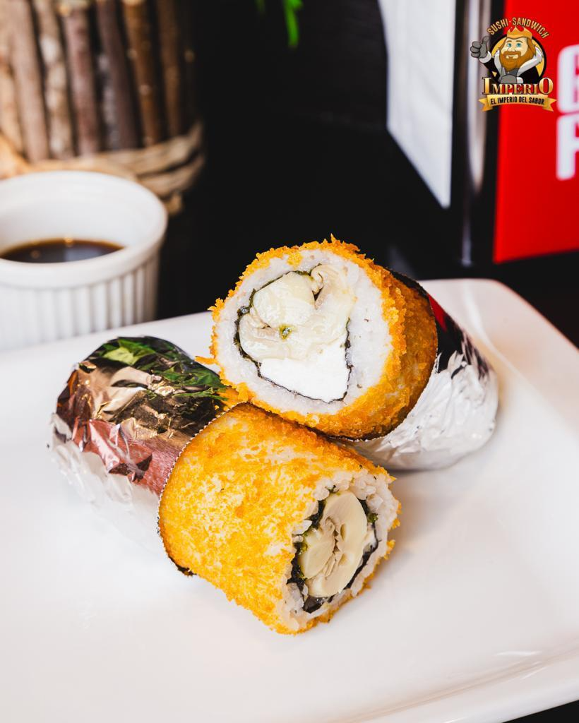 Handroll Champiñón Queso.
