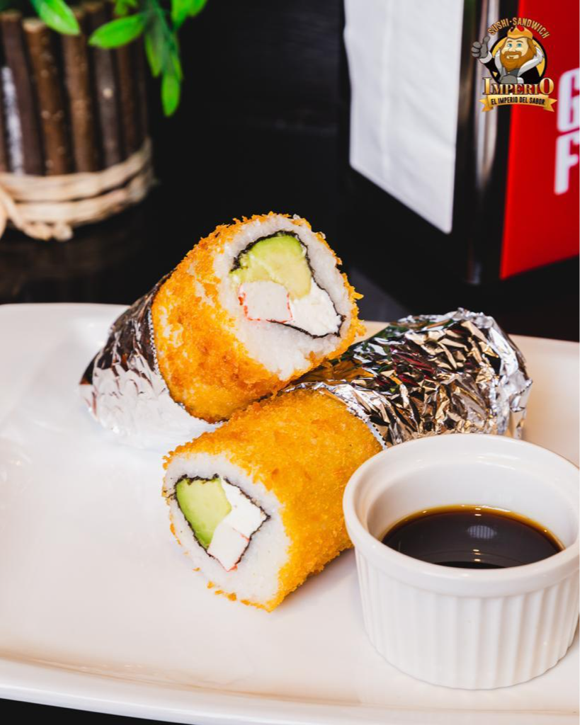 Handroll Kanikama, Palta y Queso.
