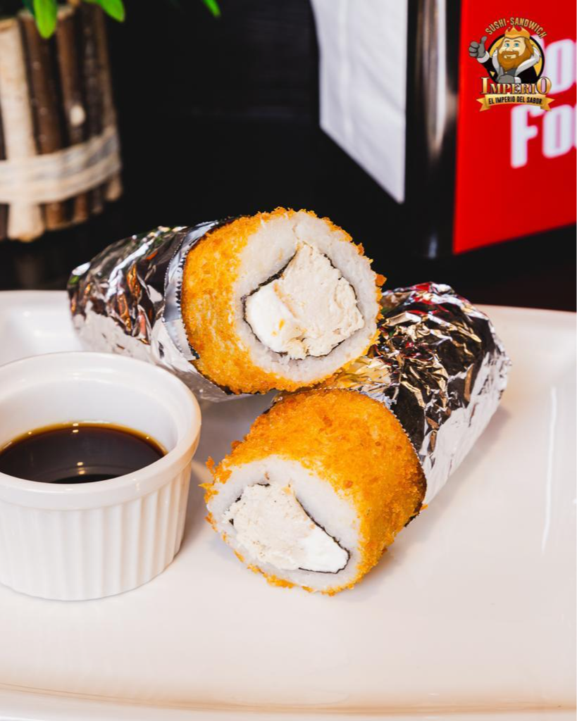 Handroll del día Pollo Queso