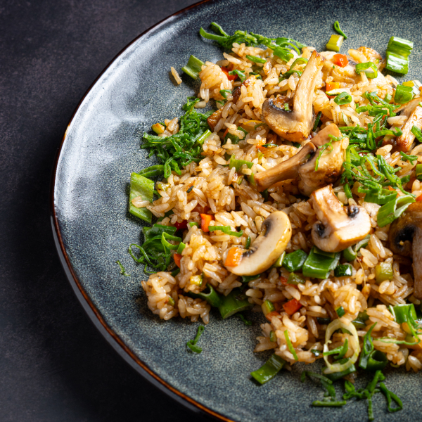 Chaufa de vegetales