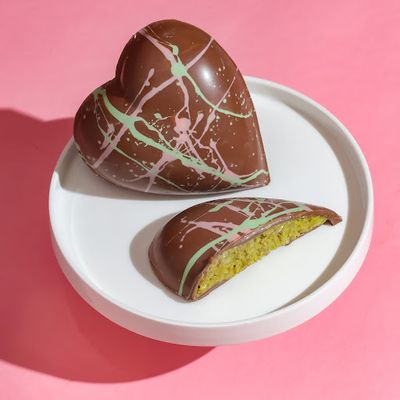Chocolate dubai forma de corazón